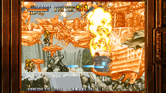 Cuplikan Layar Game METAL SLUG 1