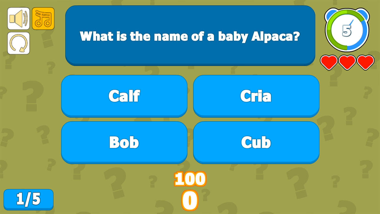 CATEGORY CHALLENGE Game Screenshot