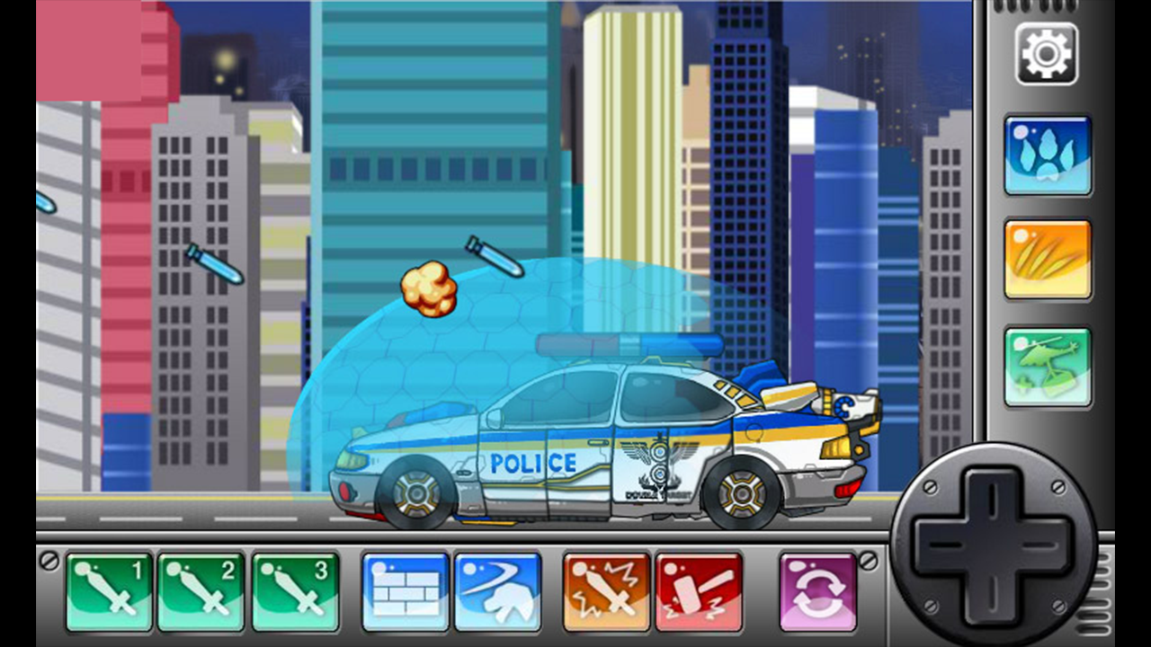 T-rex Cops- Combine! DinoRobot Game Screenshot