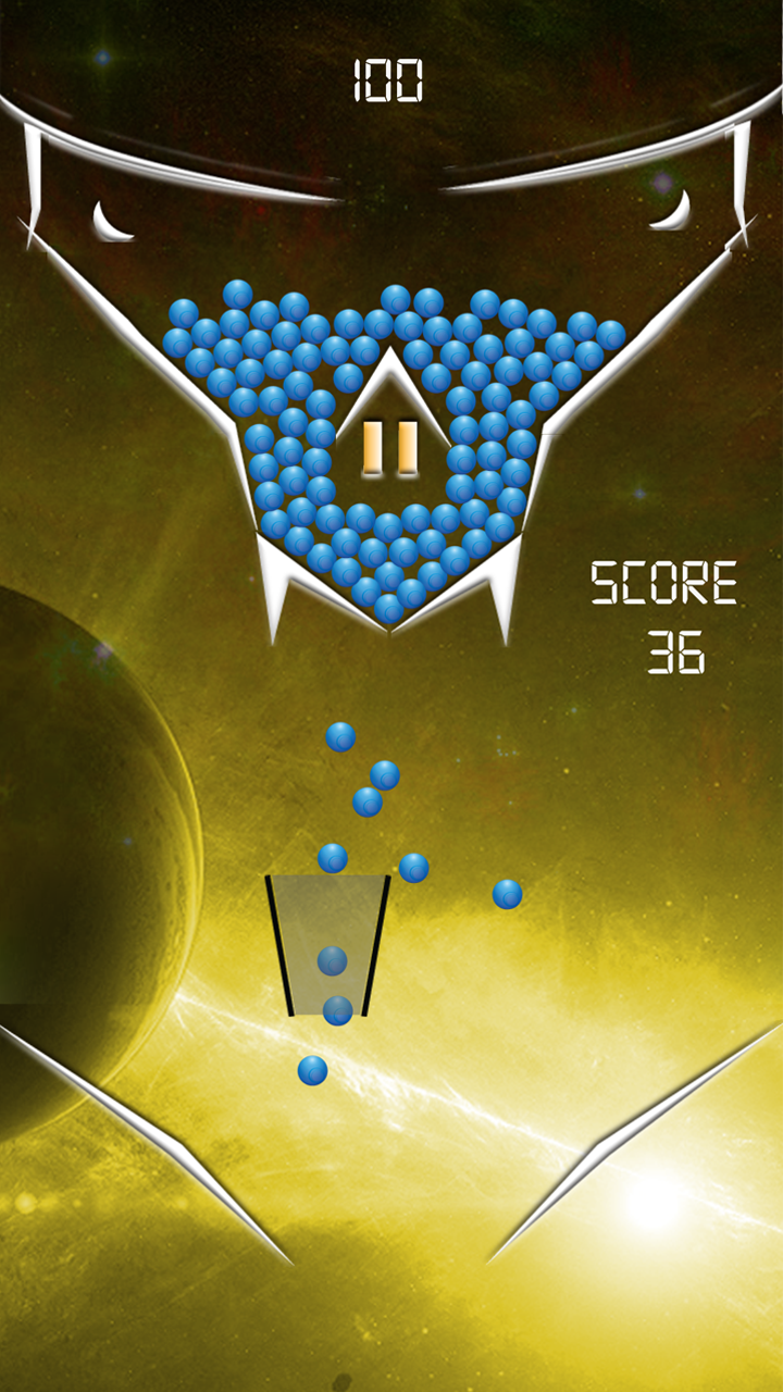 Screenshot 1 of 100 Ballz Galaxy 1.1.1