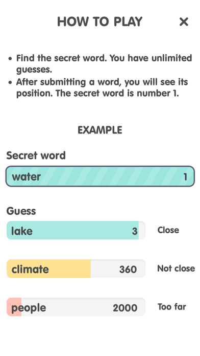 Screenshot 1 of Contexto: Popular Words Game 
