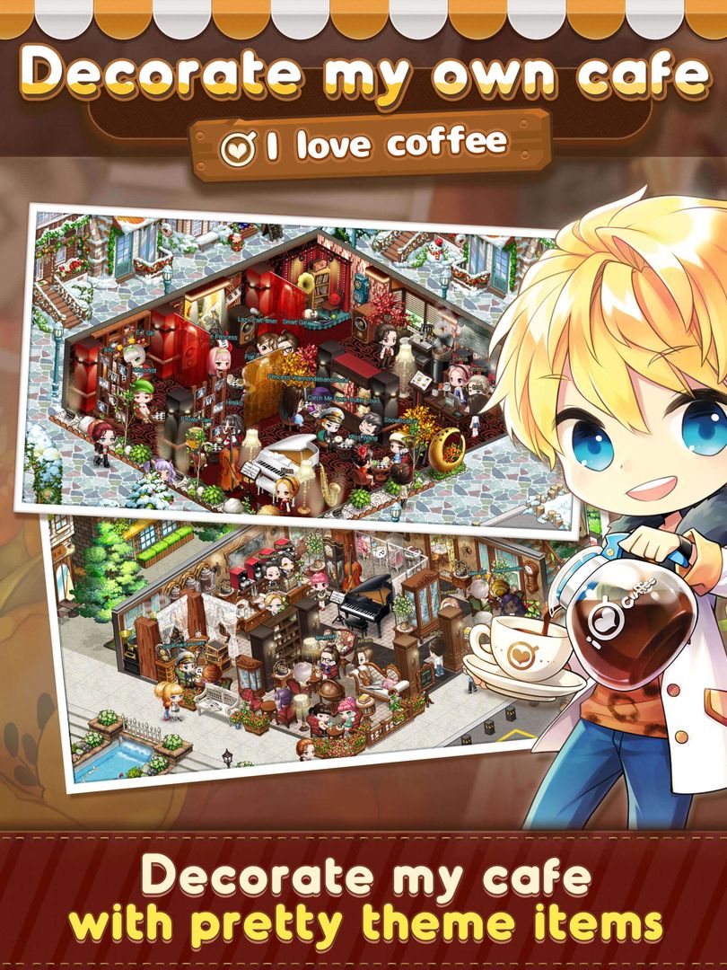 I LOVE COFFEE : Cafe Manager遊戲截圖
