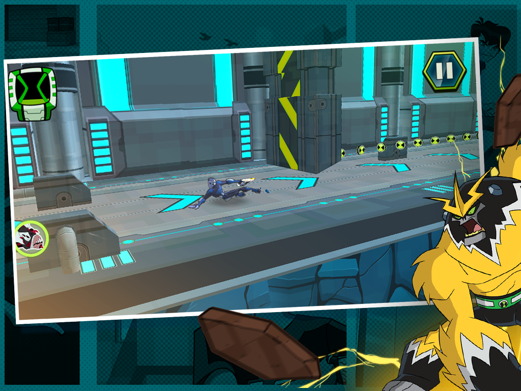 Undertown Chase - Ben 10 全面進化 Game Screenshot