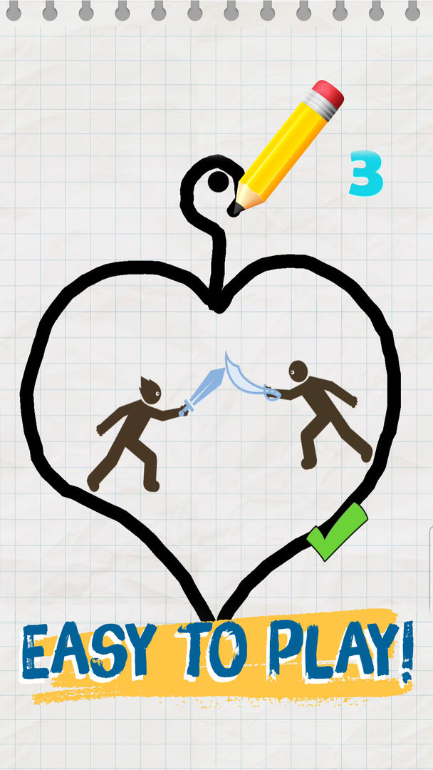 Screenshot of Draw Two Save: Save the man
