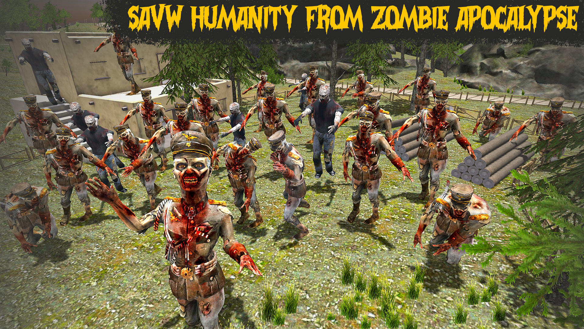 Screenshot of FPS Shooting Zombie games