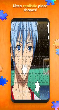 Kuroko no Jigsaw Puzzle Game Screenshot