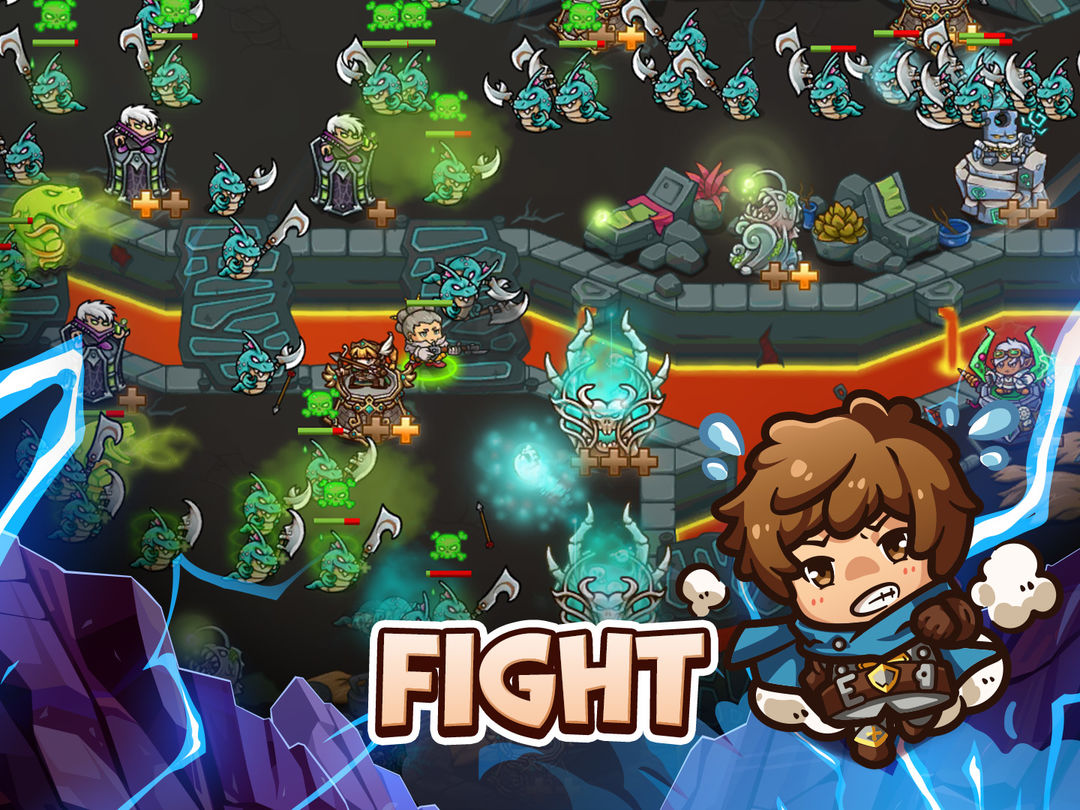 Screenshot of Crazy Defense Heroes - TD Game