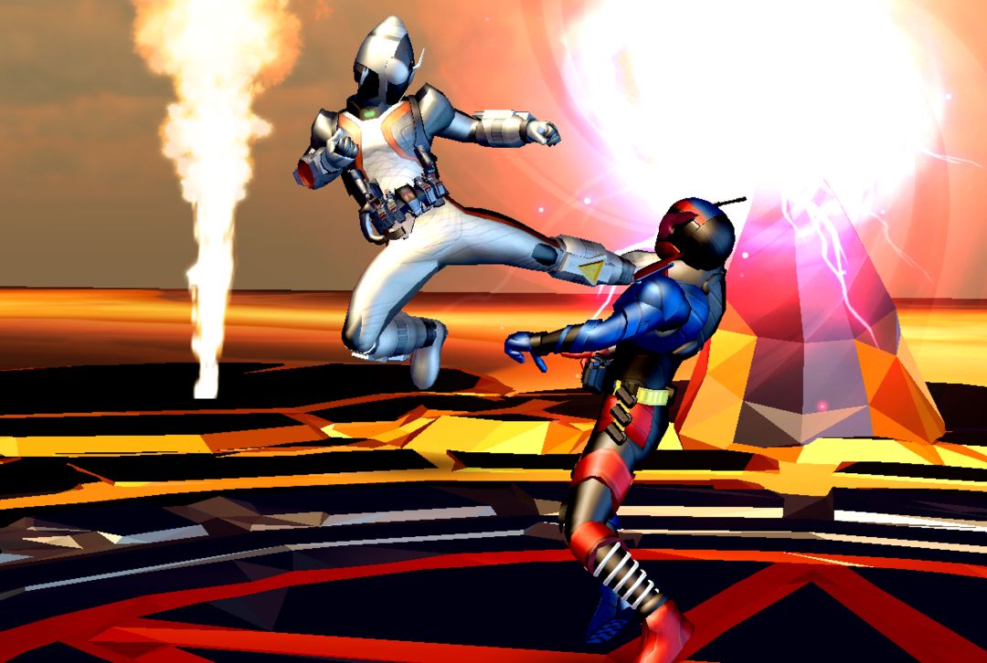 Screenshot of Rider Wars : Fourze Henshin Fighter Legend Climax
