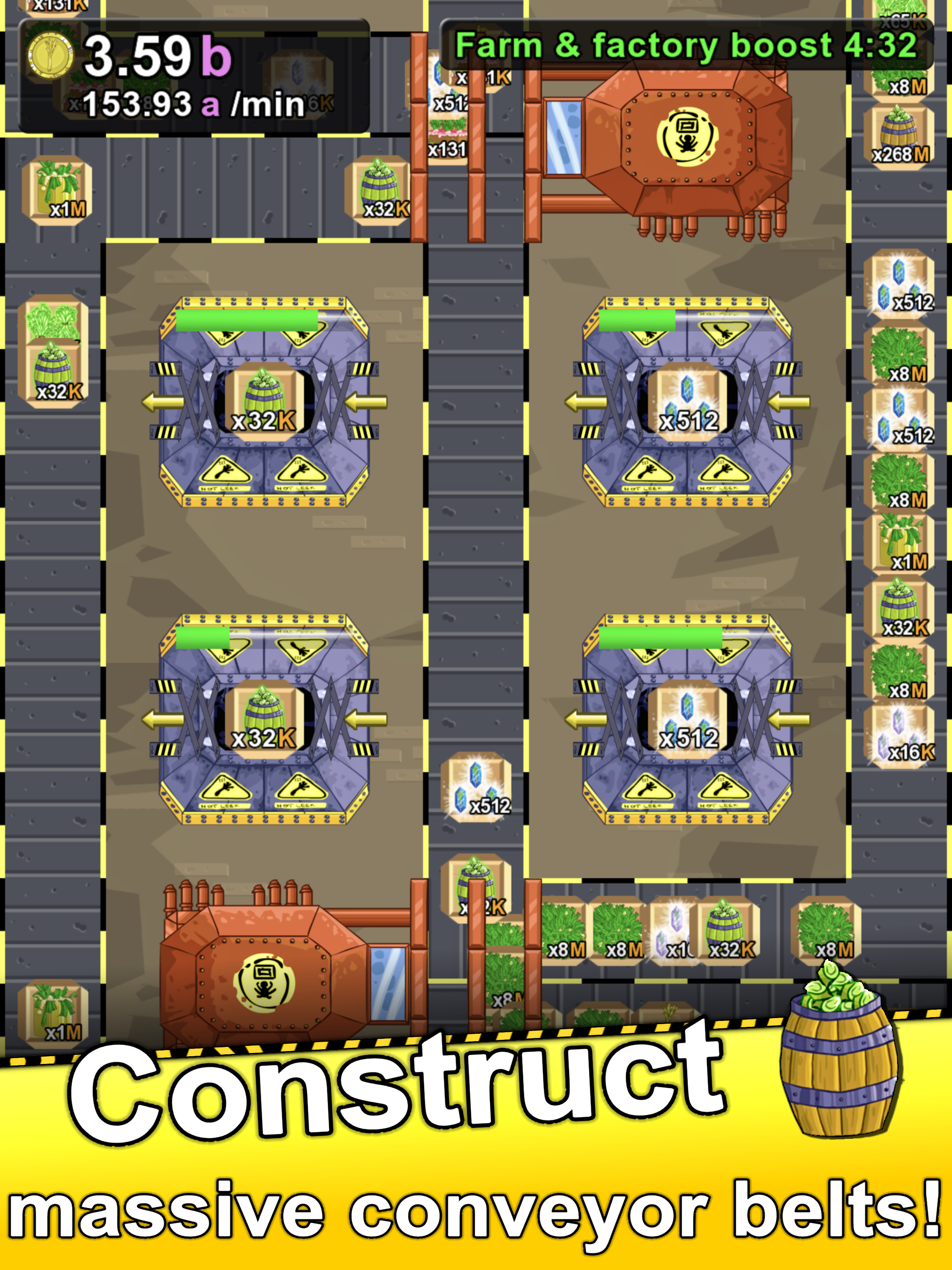 Screenshot of Leek Factory Tycoon: Idle Game