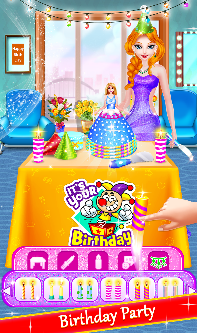 Screenshot 1 of Princess Birthday Cake Party S 1.0.9