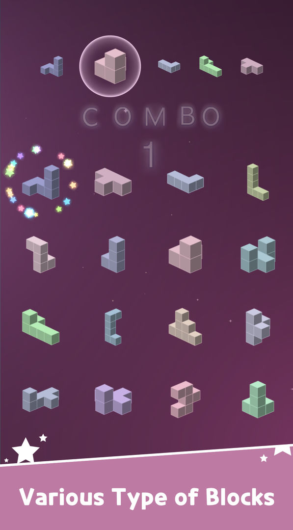 Screenshot of Baby Star Confeito - Puzzle Game