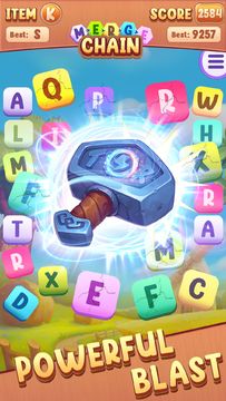 Captura de Tela do Jogo Merge Chain – Letter Matching