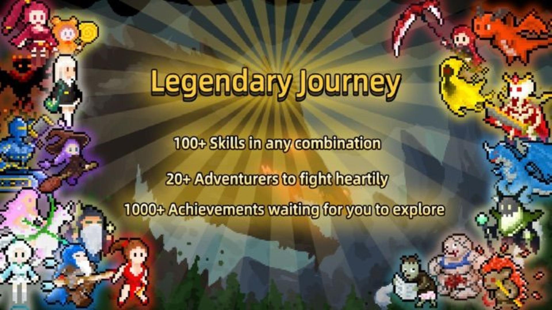 Legendary Journey-Roguelike ภาพหน้าจอเกม