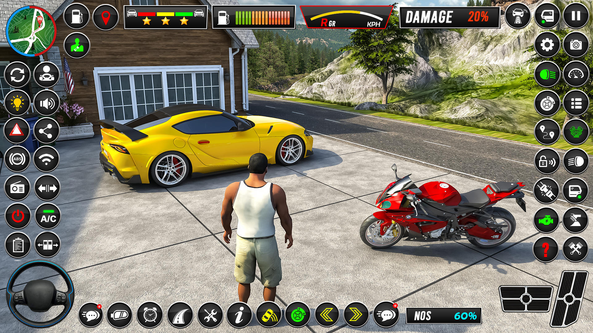 Captura de Tela do Jogo City Car Driving Games Offline