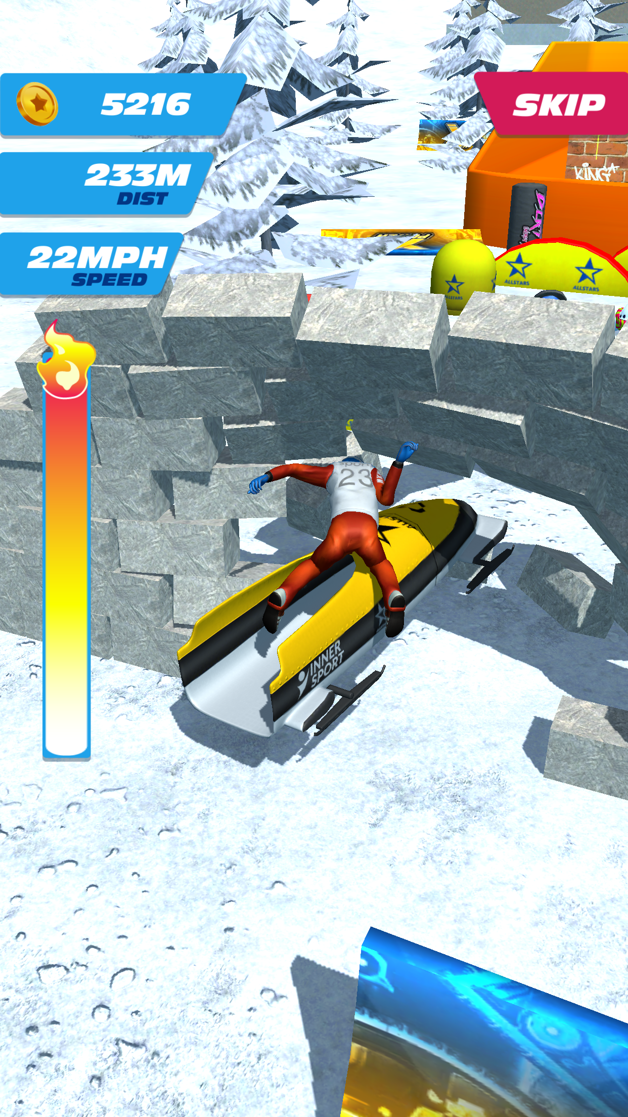 Ski Ramp Jumping 게임 스크린샷