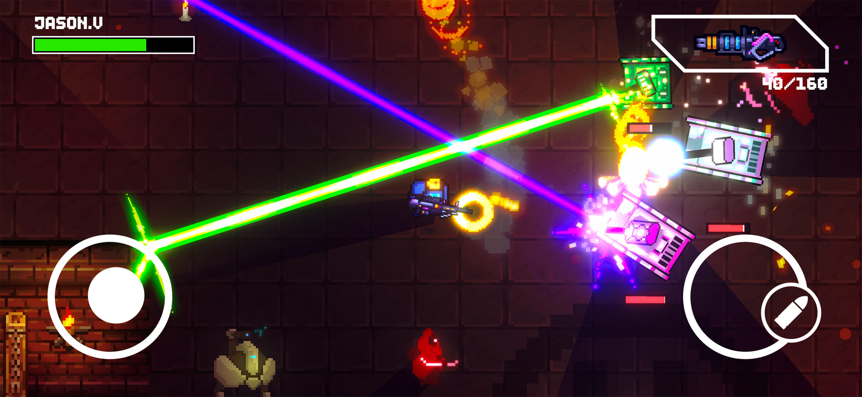 Laser Tanks: Pixel RPG Game Screenshot