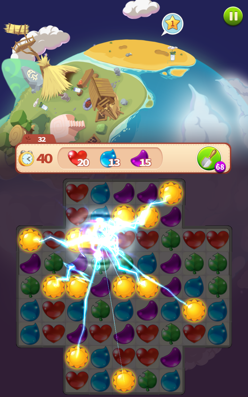 puzzle planet Game Screenshot