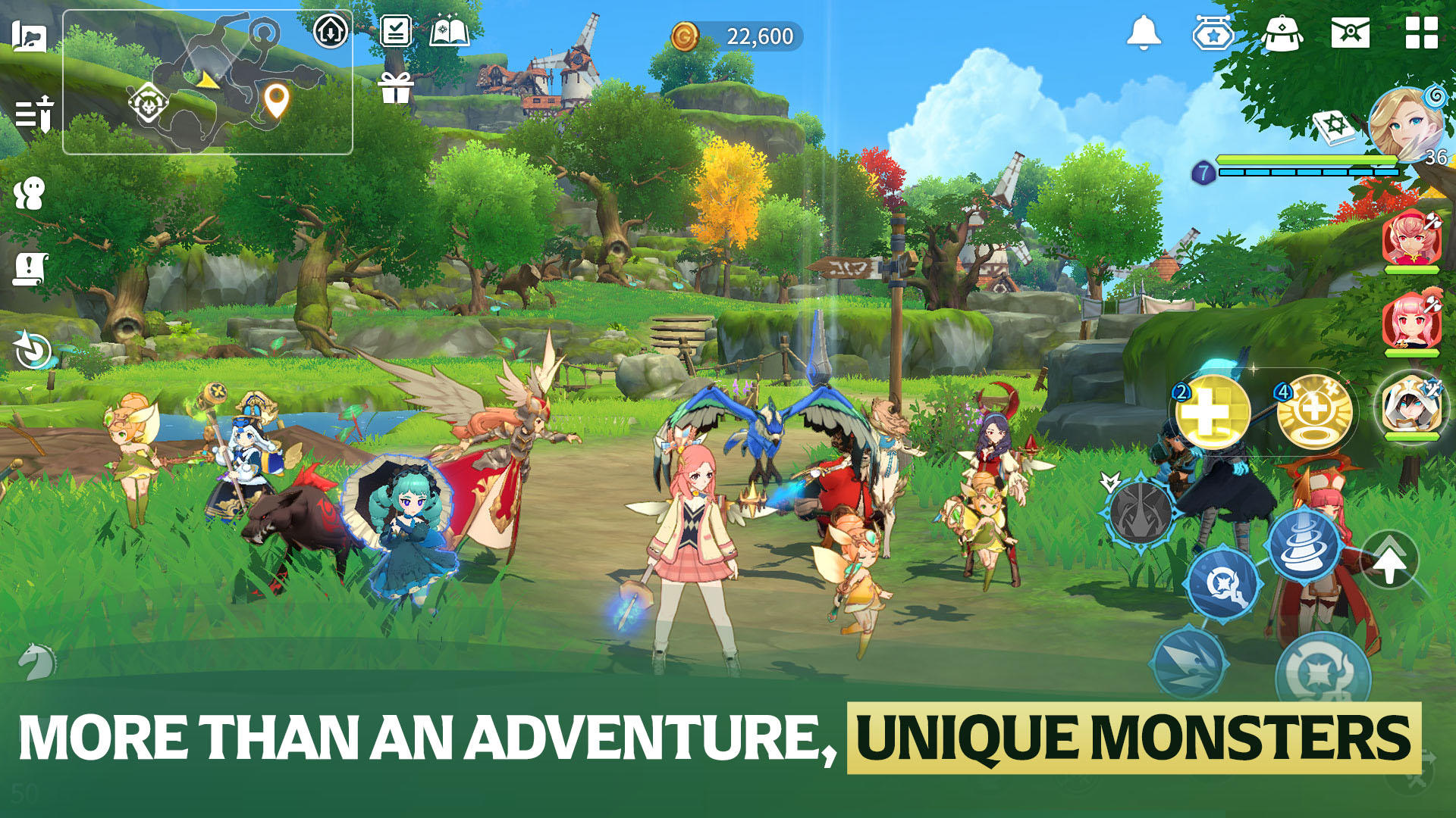 Summoners War: Chronicles Game Screenshot