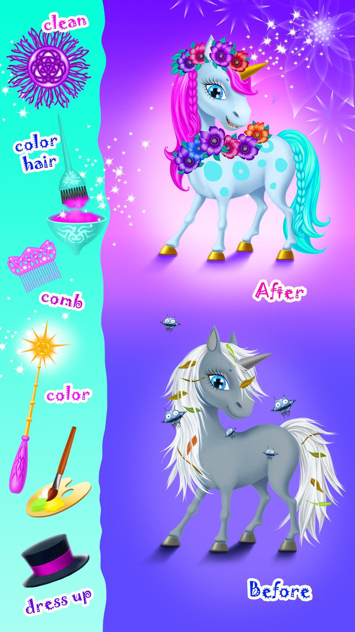 Fairyland Beauty Salon Game Screenshot