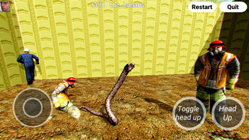 Snake Simulator at Backrooms Game Screenshot