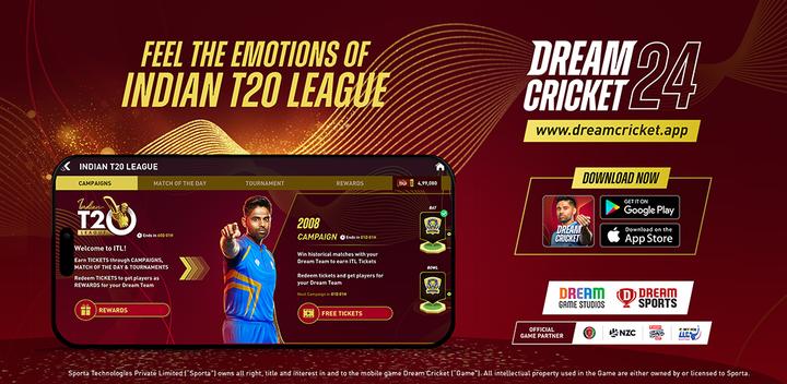Banner of Dream Cricket 2024 1.4.19