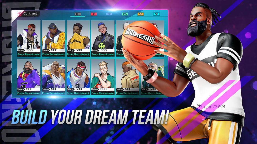 Basketrio：Allstar Streetball ภาพหน้าจอเกม