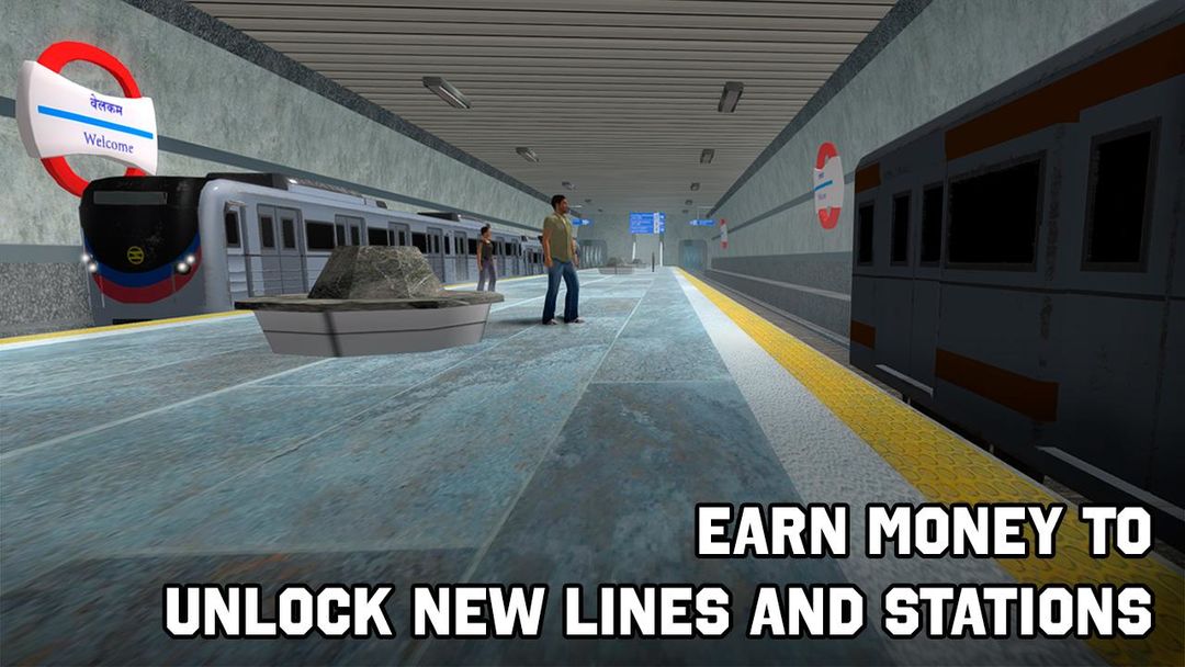 Delhi Subway Train Simulator screenshot game