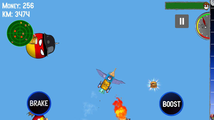 Polandball: Can into Space Game Screenshot