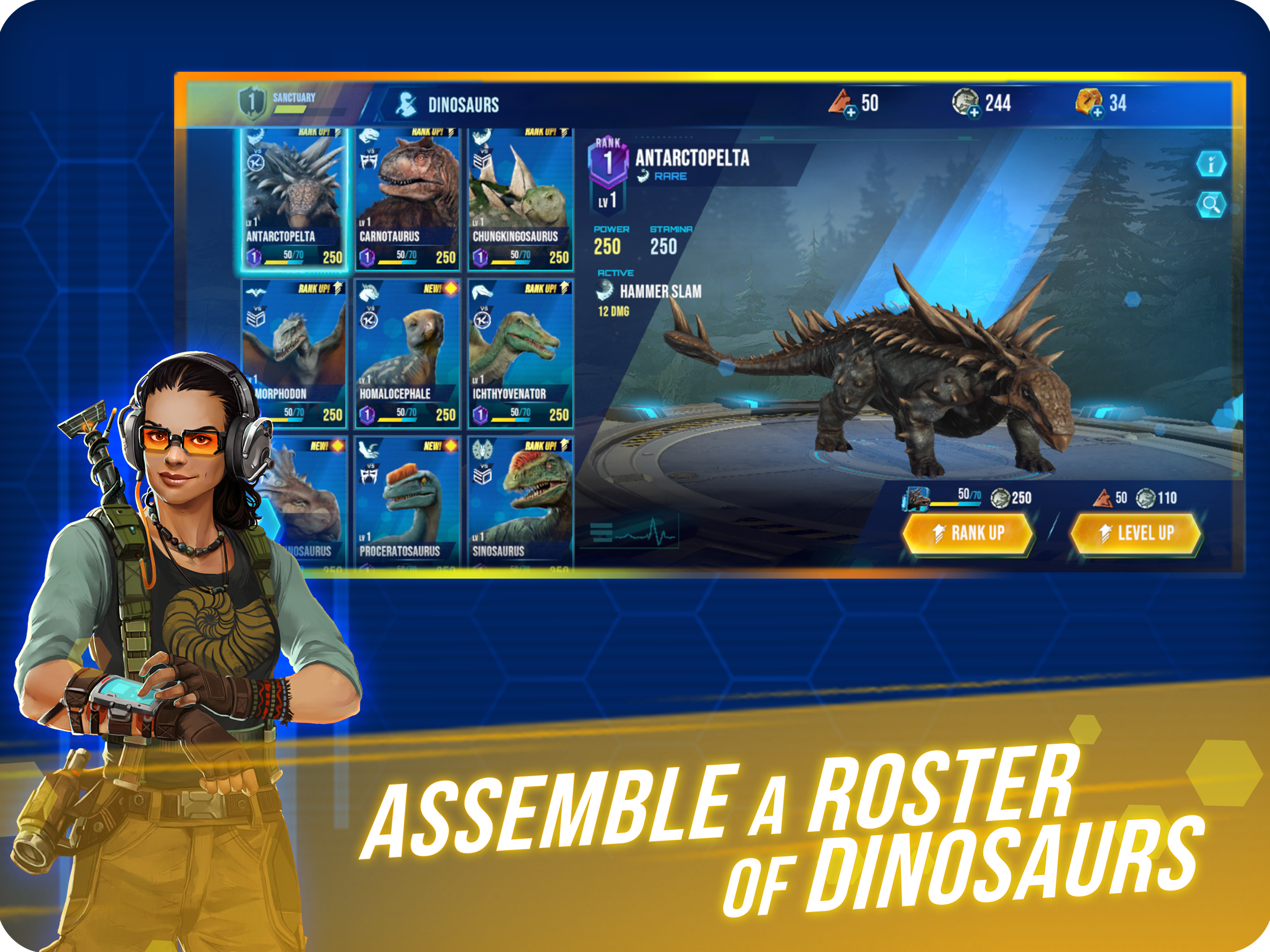 Jurassic World Primal Ops Game Screenshot