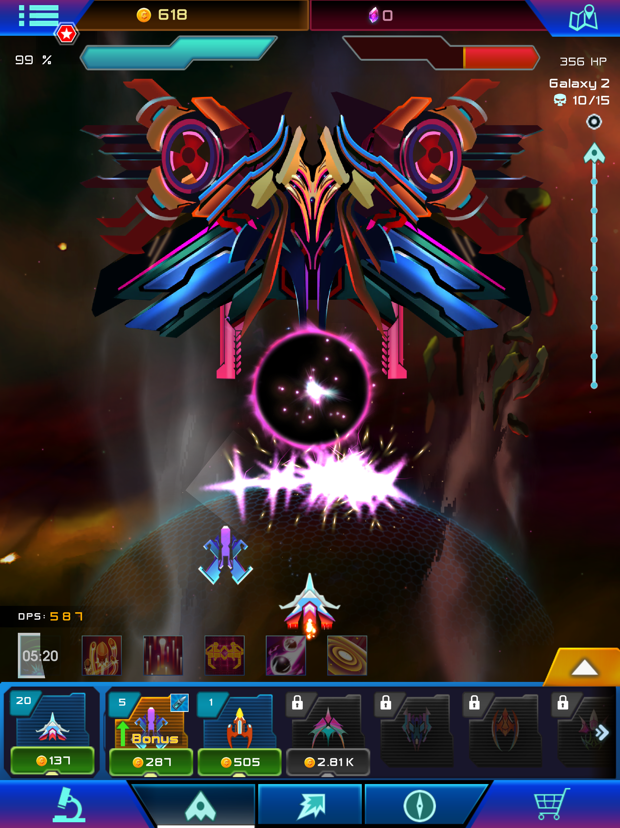 Void Troopers : Sci-fi Tapper Game Screenshot