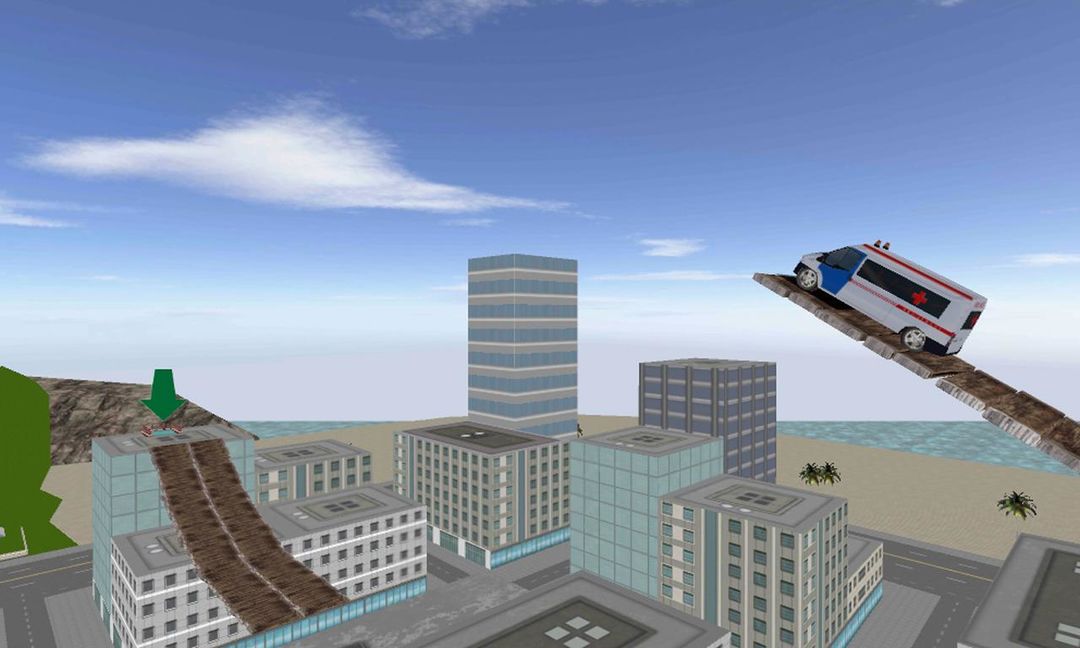 Ambulance Rooftop Parking screenshot game