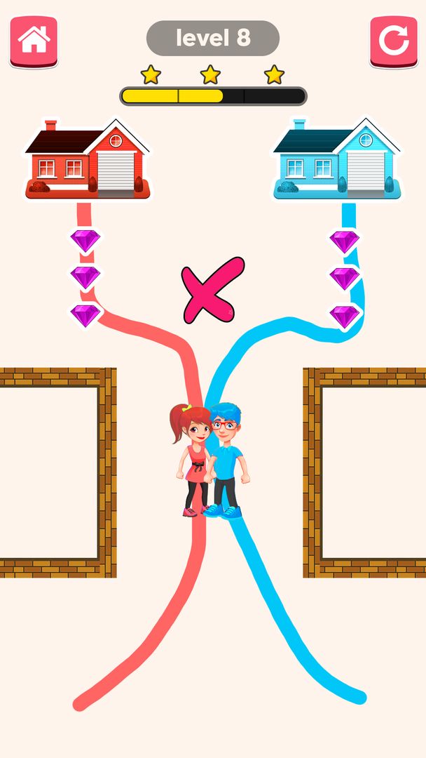 Screenshot of Draw Puzzle Line Offline Games