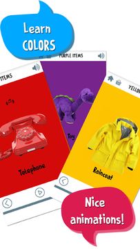 First Words for Baby: Colors 게임 스크린샷