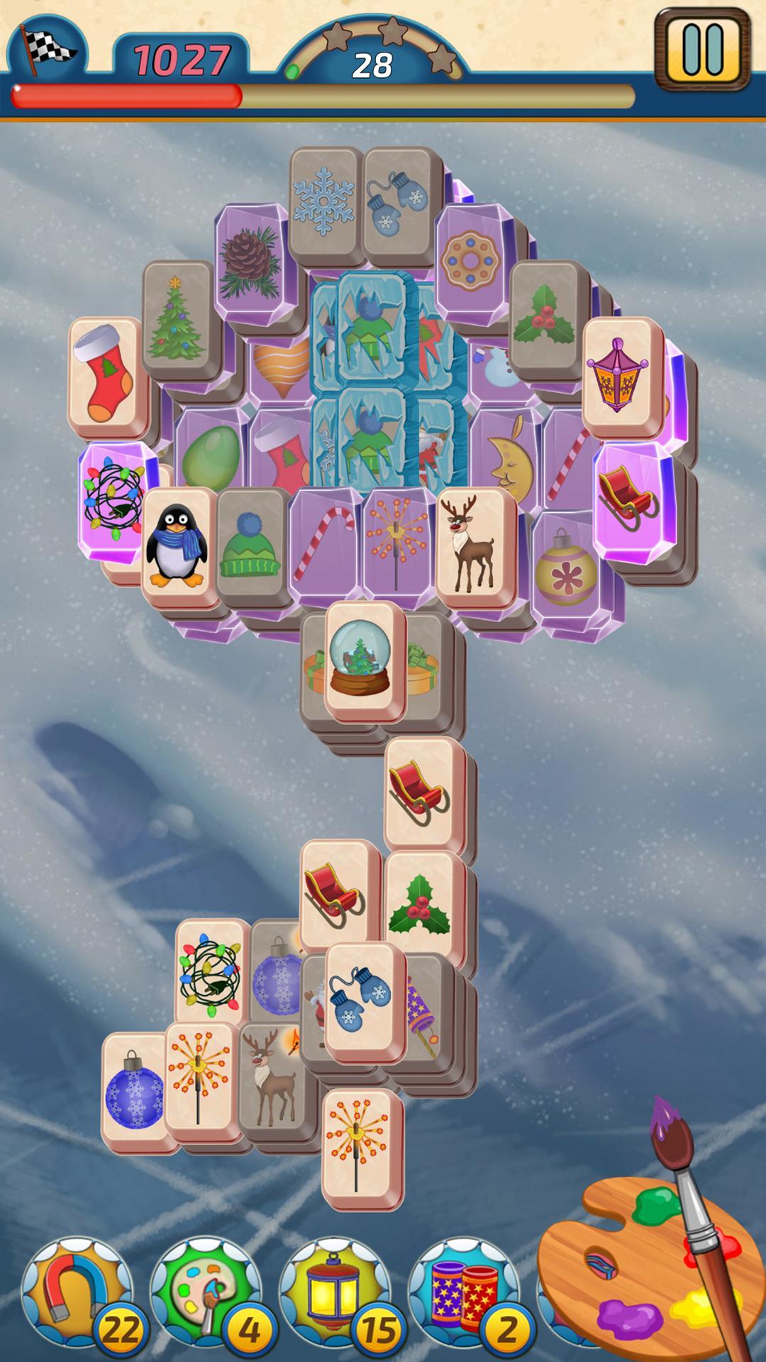 Mahjong Village Game Screenshot