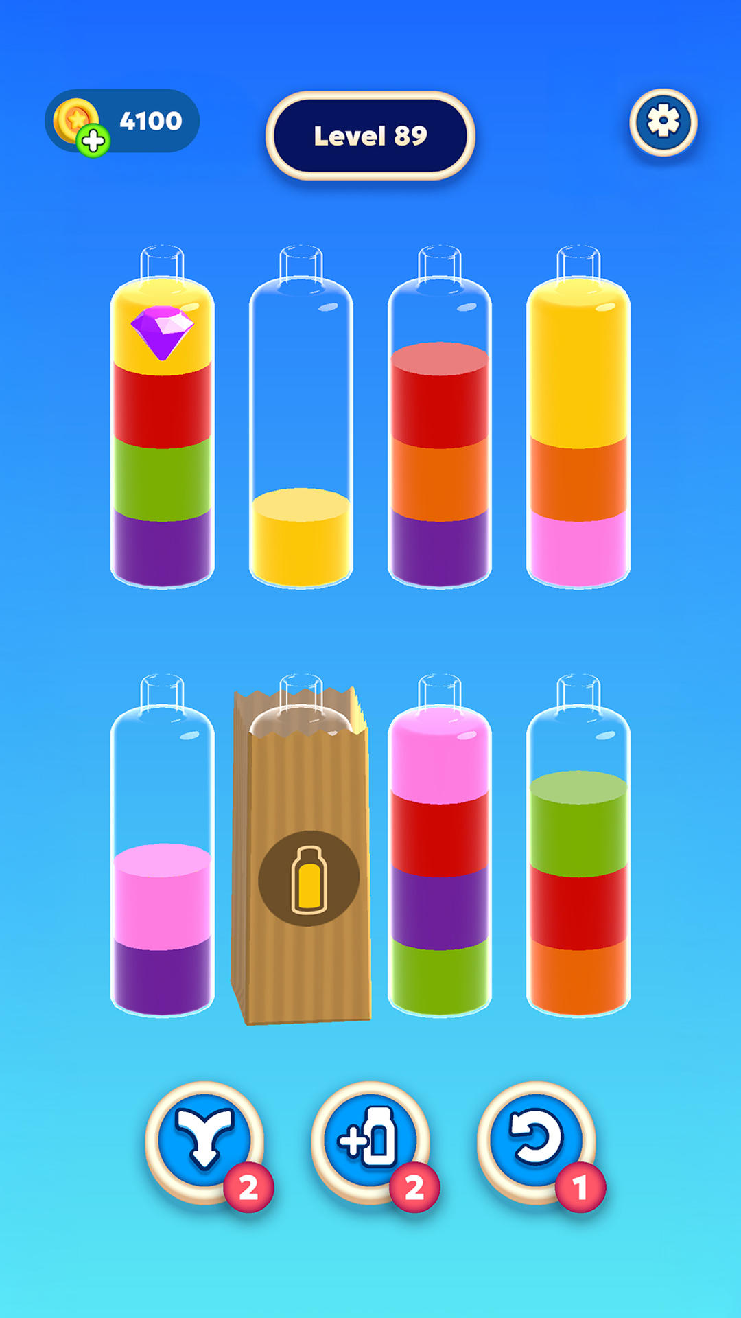 Beverage Sort - Puzzle Game Game Screenshot