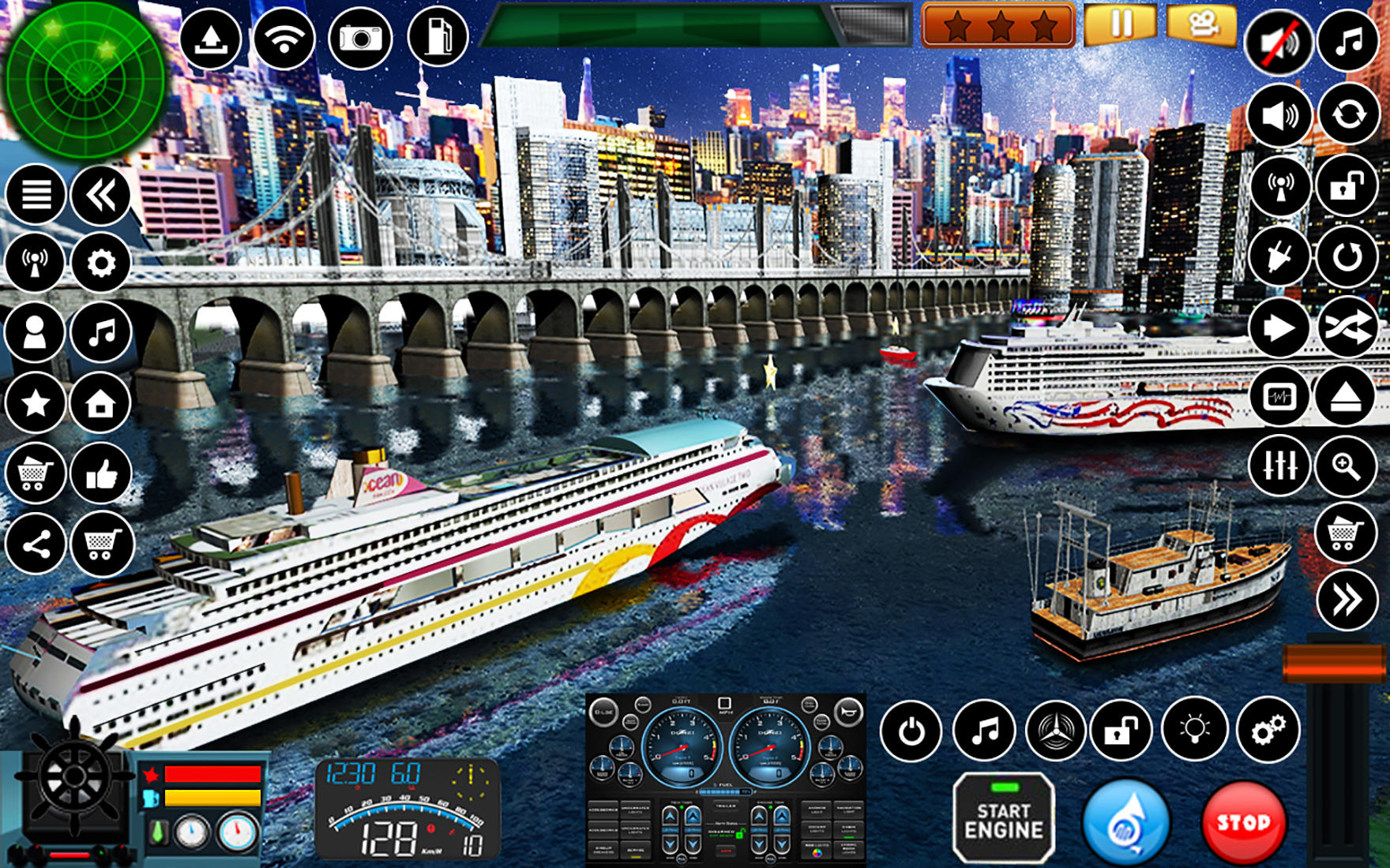 Ship Games Fish Boat Game Screenshot
