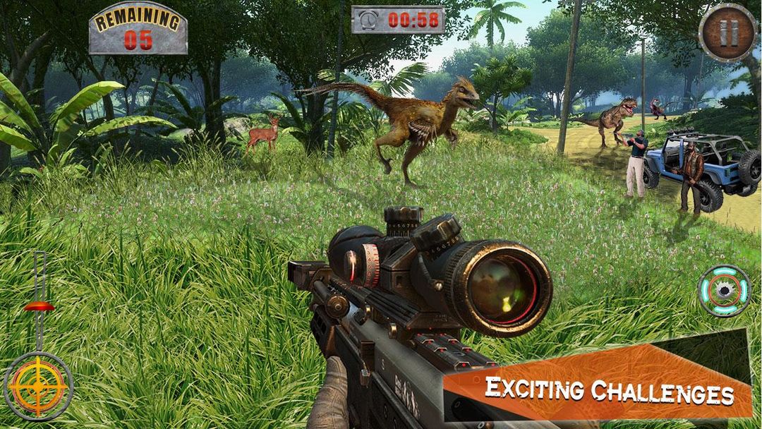 Dino Hunting Kill Safari Sniper Shoot 게임 스크린 샷