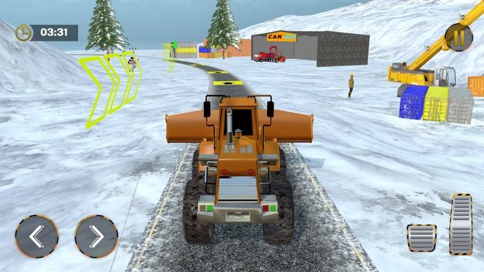 Snow Heavy Construction Game 遊戲截圖