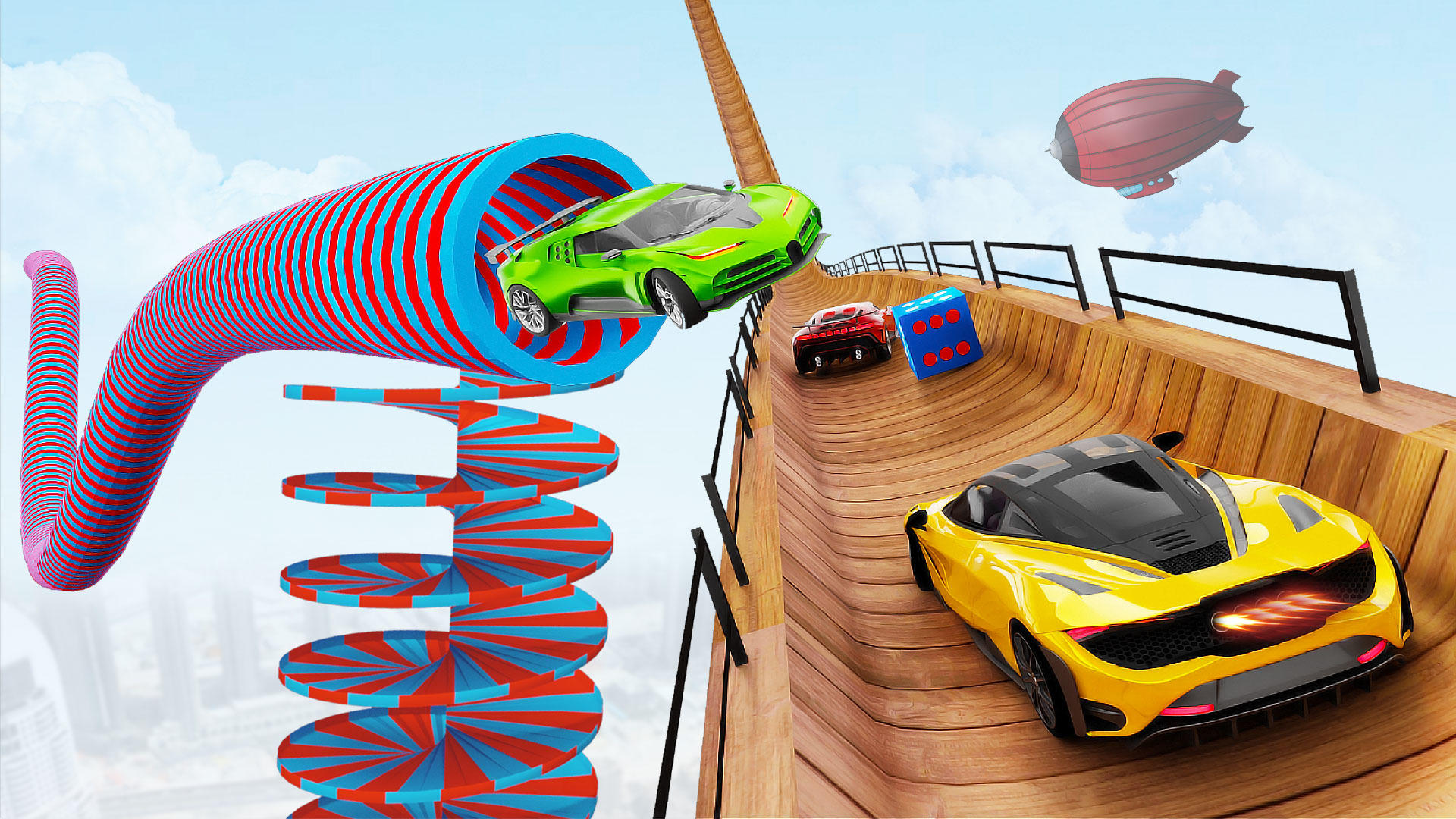 Mega Ramp Car Games: Car Stunt Game Screenshot