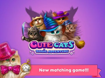 Cute Cats: Classic Match 3 Game Screenshot