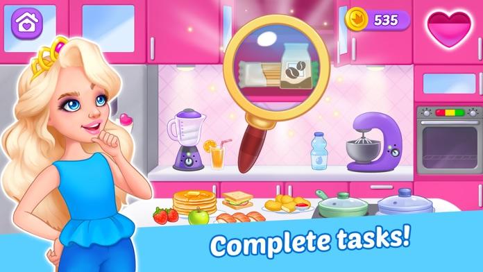 Barbie doll discount cooking food game