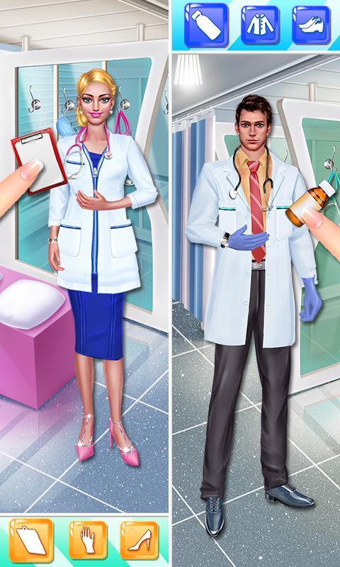 Screenshot of Surgery Doctor Girl Salon Game