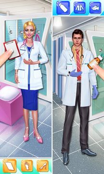Surgery Doctor Girl Salon Game ゲームのスクリーンショット