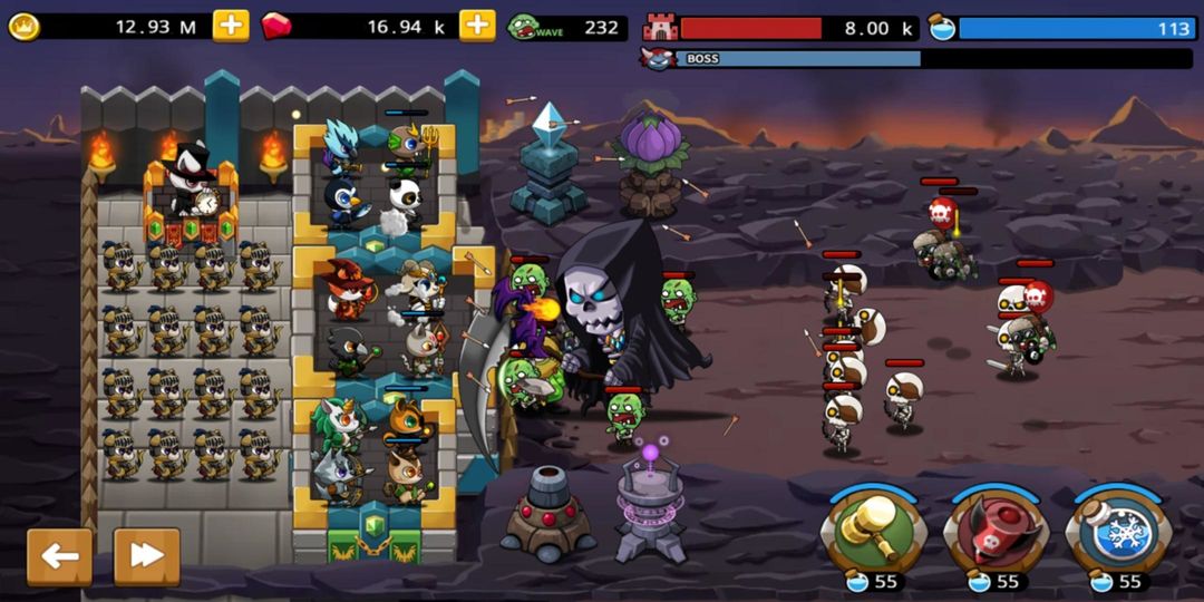 Castle Defense King screenshot game