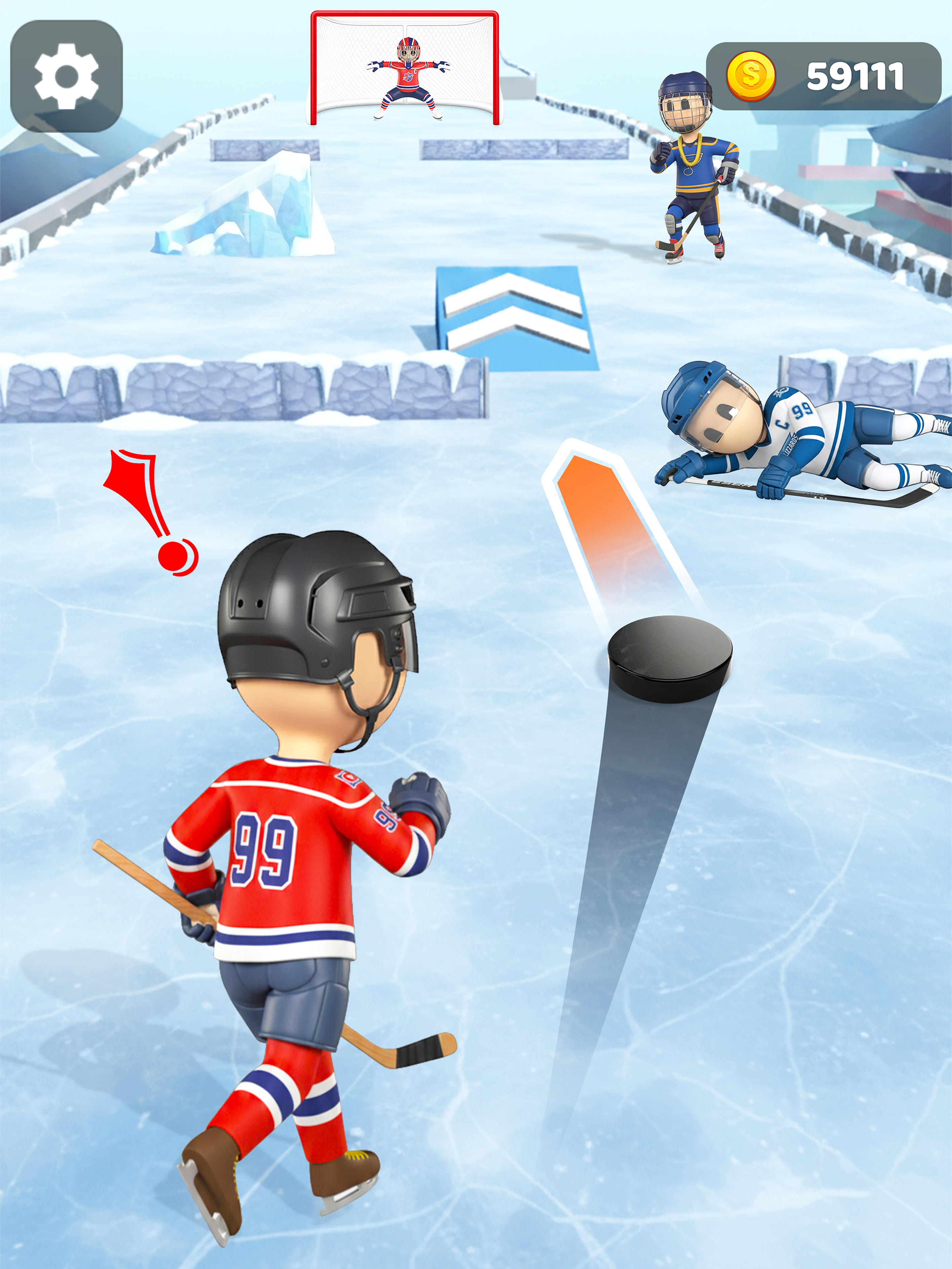 Frozen Arena: Ice Hockey Game 게임 스크린샷