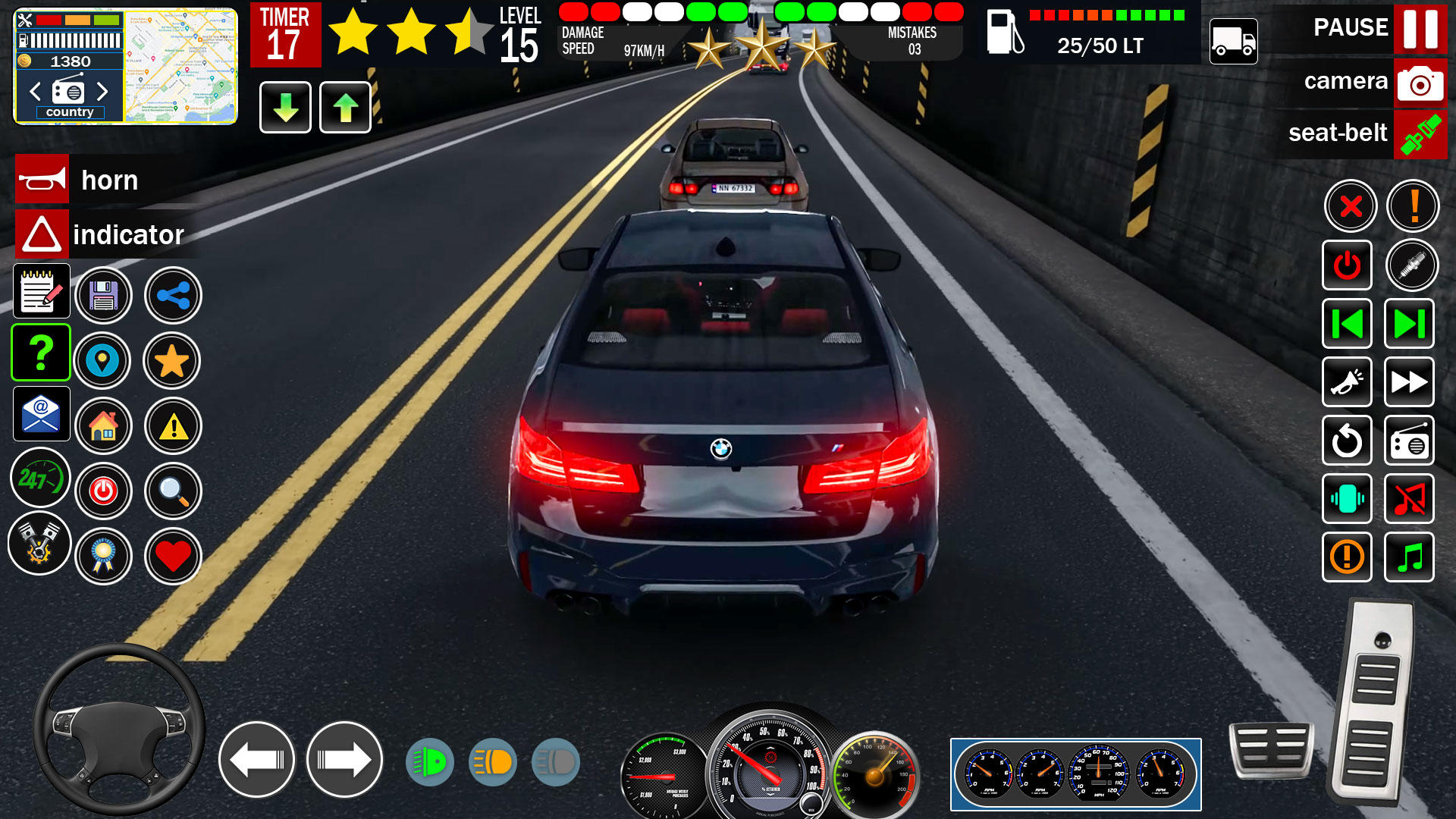 本物の車の駐車 車のゲーム 3D ゲームのスクリーンショット