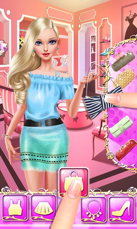 Glam Doll Salon: First Date 2 Game Screenshot