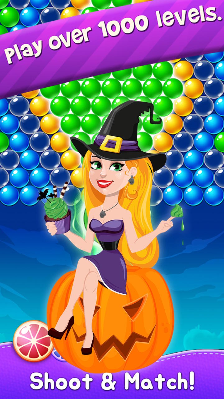 Cuplikan Layar Game Bubble Shooter - Halloween Pop