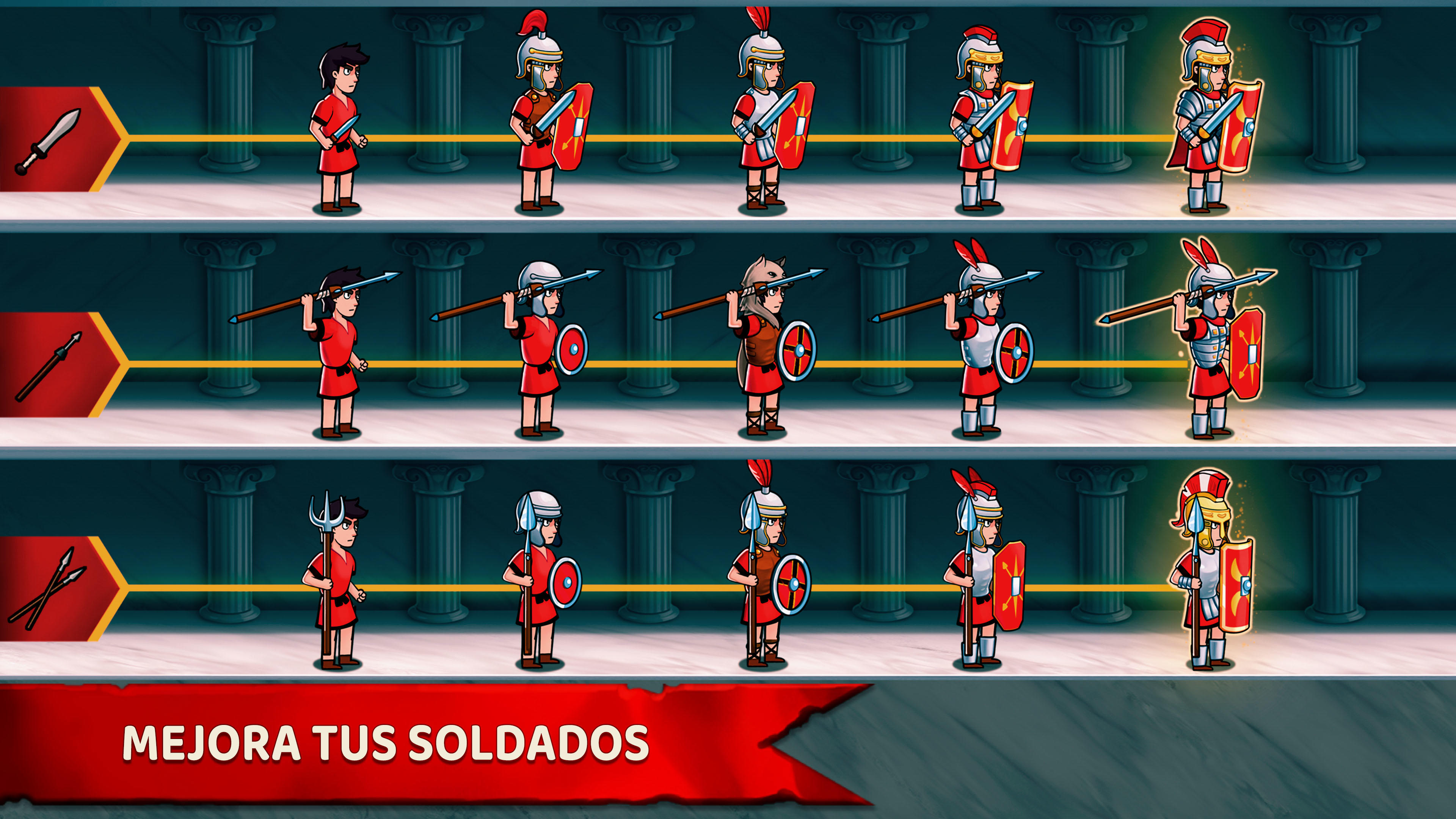 Captura de Pantalla del Juego Grow Empire: Rome
