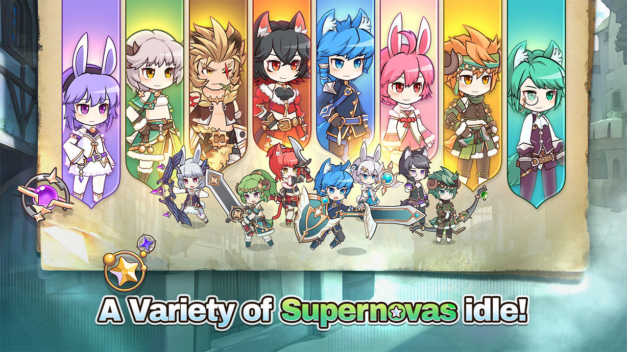 Supernova Idle Game Screenshot